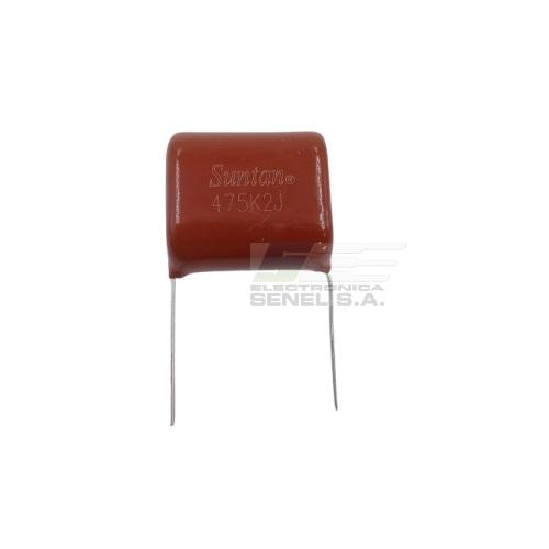 Condensador Poliester 4.7MF/630V (475) SUNTAN